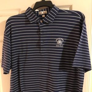 Peter Millar 2017 U.S. Open golf shirt with Erin Hills logo